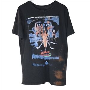Nightmare On Elm Street 3 Dream Warriors Black Vintage Tee Size XL